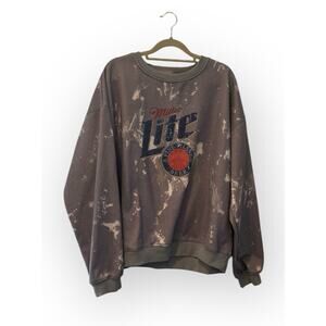Miller Lite Men's Crewneck Sweater - Gray